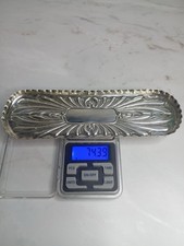Hallmarked Sterling Silver Pen Tray 1895 Antique made in London 
