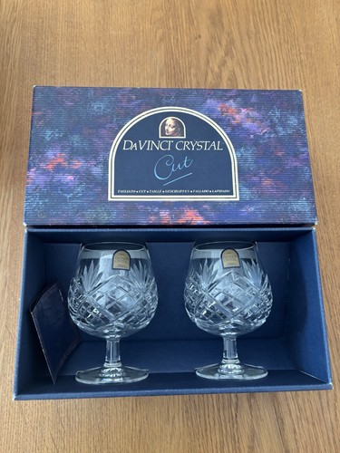 Vinci crystal cut brandy - da,