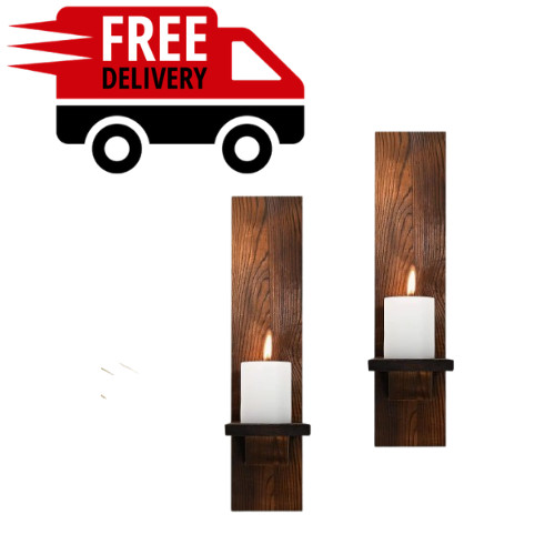Set rustic wooden - of,