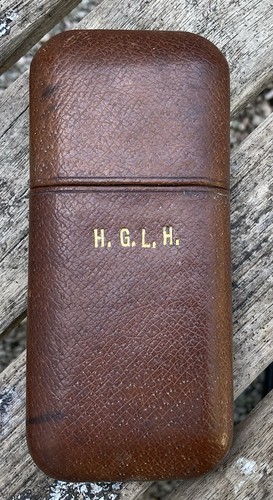 Vintage tooled leather - vintage,