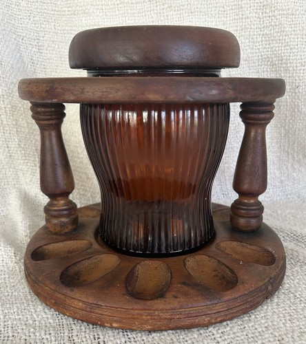 Vintage wooden tobacco pipe - 10,