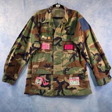 Custom Patch Camo Jacket Large
