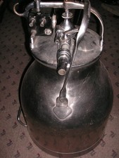 Vintage Farming Aluminium Milk