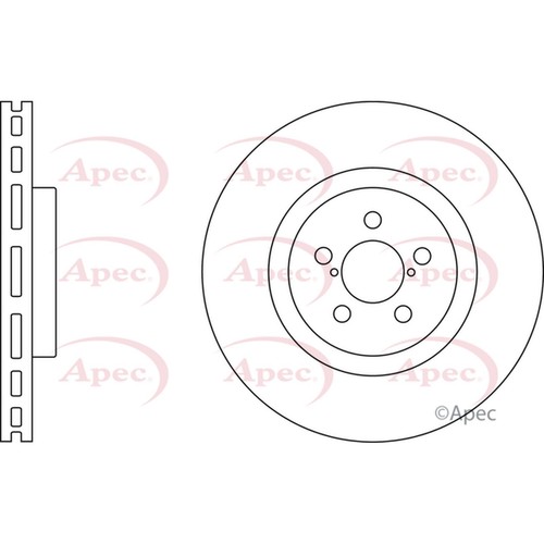 Brake discs vented for - 2x,