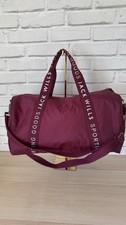 Jack Wills Gym Bag / Overnight Burgundy  Hold All Bag Holdall 