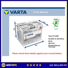 AGM Battery fits BMW 330E 116