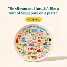 "Jalan Jalan" 10 inch Melamine