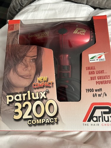 Bnib parlux 3200 compact - parlux, red