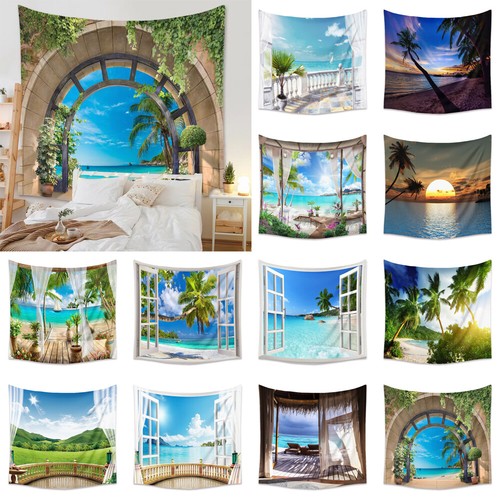 Window beach seascape - window,