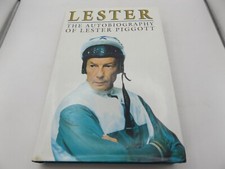 LESTER PIGGOTT LESTER AUTOBIOGRAPHY - 1995 HB DJ BOOK - SIGNED BY PIGGOTT