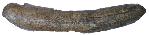 Mammoth tusk engraving venus - mammoth,