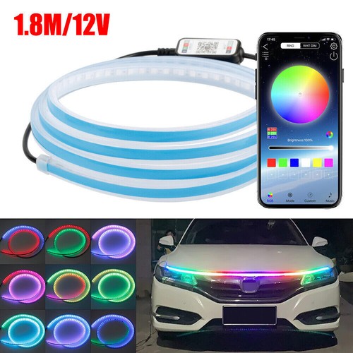 Car rgb led hood - 1.8m, lights