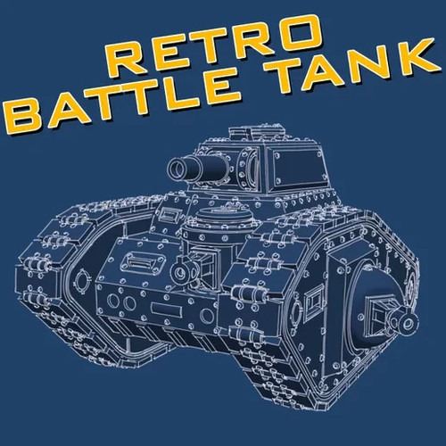 Retro battle tank - retro,