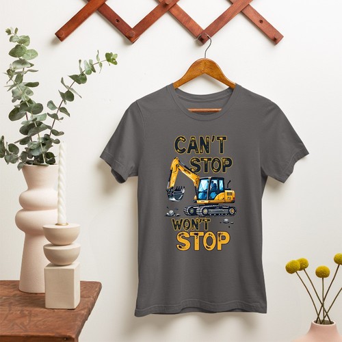 Cant stop wont - stop, excavator