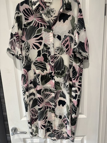 Monki abstract white print - monki,