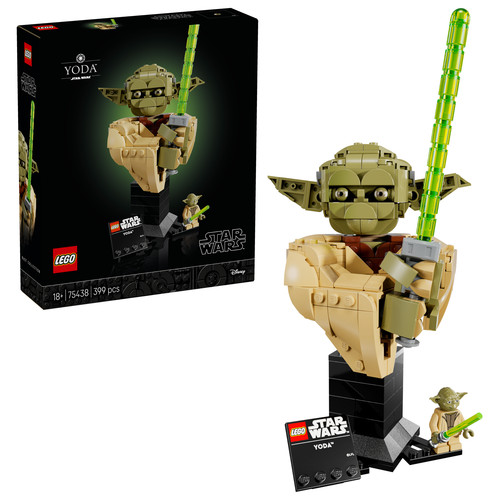 Lego star wars yoda bust - wars:, yoda™