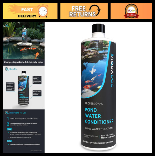 Fish pond water - pond, conditioner