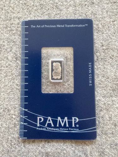 Pamp suisse platinum bar - 1g,