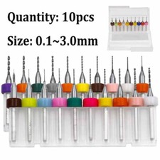 10pcs Carbide Micro CNC Drill