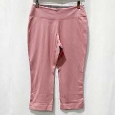 Gossypium Pink Organic Fairtrade Cotton 3/4 Yoga Leggings