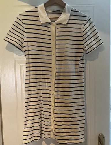 Zara knit striped polo dress - knit,