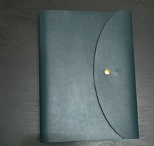 Dark green faux leather - green,