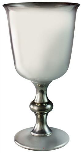 Chalice pewter wine goblet - chalice,