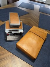 Vintage SX-70 SX70 Polaroid Land Camera w/ Leather Case READ