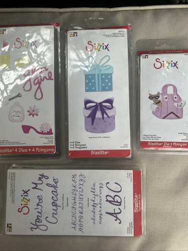 Sizzix set cutting dies - of,