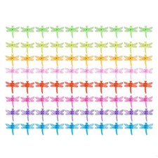 80Pcs/set Colorful Dragonflies
