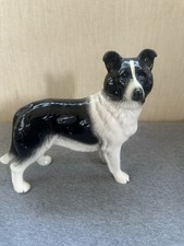 Coppercraft Made In England Border Collie Dog Figurine Ornament 20x19cm