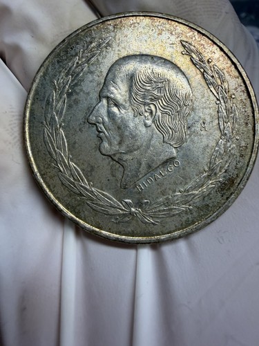 1953 mexico cinco pesos silver - cinco,