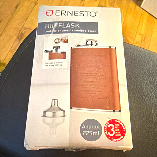 Ernesto 225ml hip flask - ernesto,