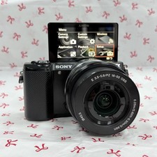 Sony Alpha a5000 Mirrorless Digital Camera w/16-50mm Lens Black English Tested