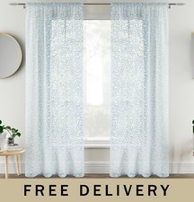 All Over Blue Leaf Floral