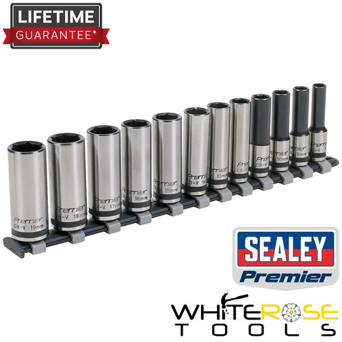 Sealey socket set 12pc sq - socket, 3/8"sq