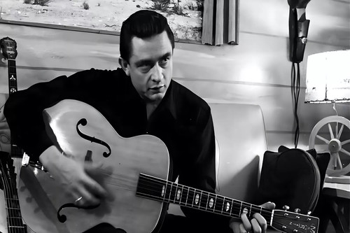 Johnny cash with guitar - johnny,
