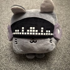 Pet Simulator X Techno Cat 8” Plush with Headphones Visor Stuffed Toy (NO Code)