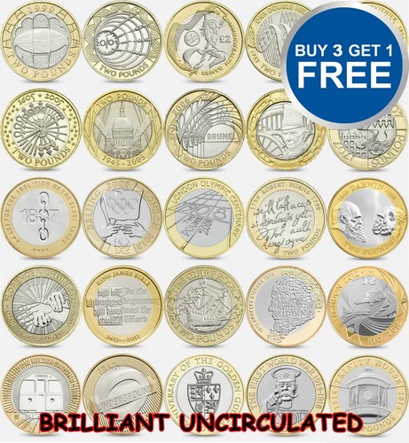 Brilliant uncirculated two - brilliant, £2
