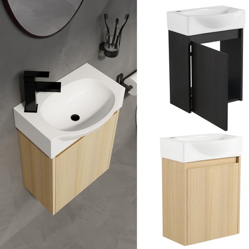 Small bathroom vanity sink - 16",