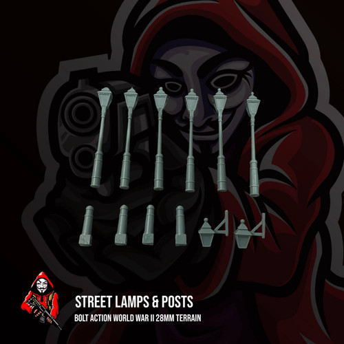 Street lamps posts bolt - lamps, &