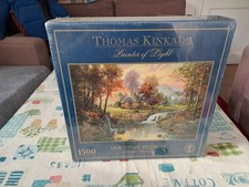 Thomas Kinkade 1500 piece Gibsons jigsaw puzzle - Mountain Retreat  NEW & SEALED