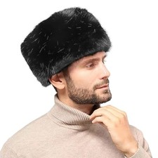 Faux Fur Cossack Hat Fuzzy