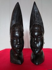 Vintage Solid Ebony African