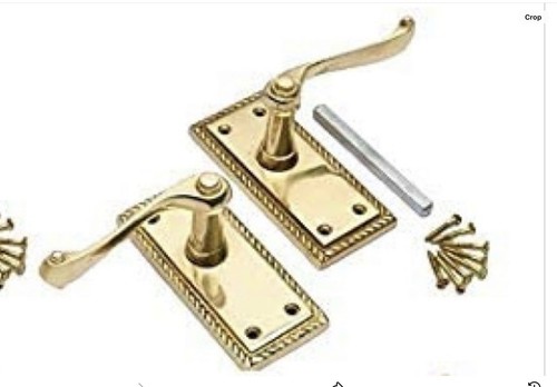 Brass handle set georgen - handle,