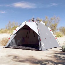 Beach Tent 3-Person Grey Quick