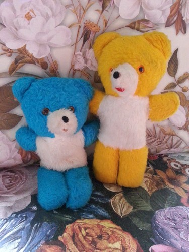 Two vintage 1970 teddy - vintage,