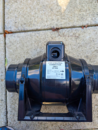 Manrose mf100s 100mm inline - manrose,