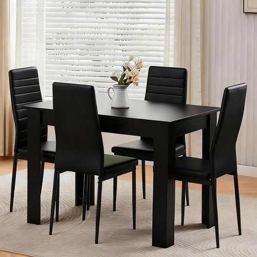 Compact dining room set for - set, 4