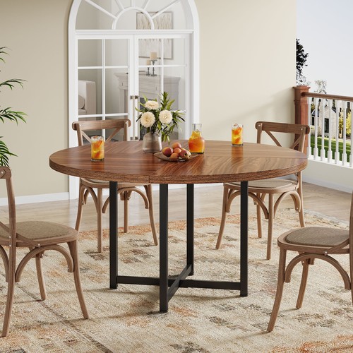 Modern round dining table - dining,